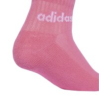 adidas Linear Ankle Freizeitsocken 5er Pack Kinder - lila/grau/pink