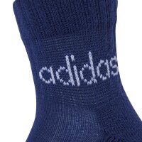 adidas Linear Ankle Freizeitsocken 5er Pack Kinder - blau/weiß/grau