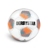 Derbystar Stratos TT DB V25 Fu&szlig;ball - wei&szlig;/orange/blau