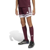 adidas Squadra 25 Shorts Kinder - dunkelrot/weiß