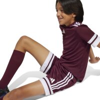 adidas Squadra 25 Shorts Kinder - dunkelrot/weiß