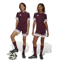 adidas Squadra 25 Shorts Kinder - dunkelrot/weiß