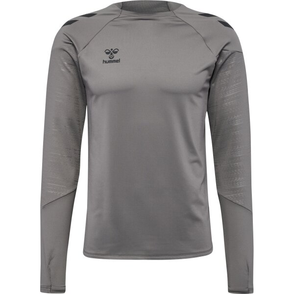 hummel Hmlpro Training Crew Sweat Herren - steel gray - L