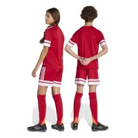 adidas Squadra 25 Shorts Kinder - rot/weiß