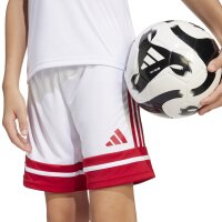 adidas Squadra 25 Shorts Kinder - weiß/rot