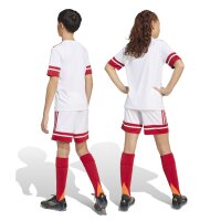 adidas Squadra 25 Shorts Kinder - weiß/rot