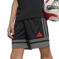 adidas Squadra 25 Shorts Kinder - schwarz/grau/rot
