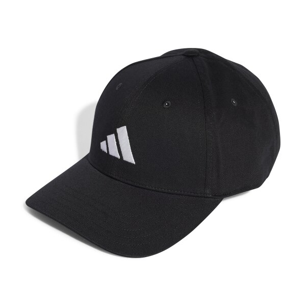 adidas New Logo Baseball Kappe - schwarz/weiß