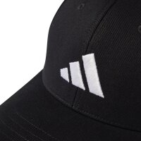 adidas New Logo Baseball Kappe - schwarz/weiß