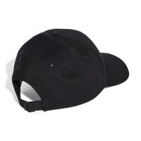 adidas New Logo Baseball Kappe - schwarz/weiß