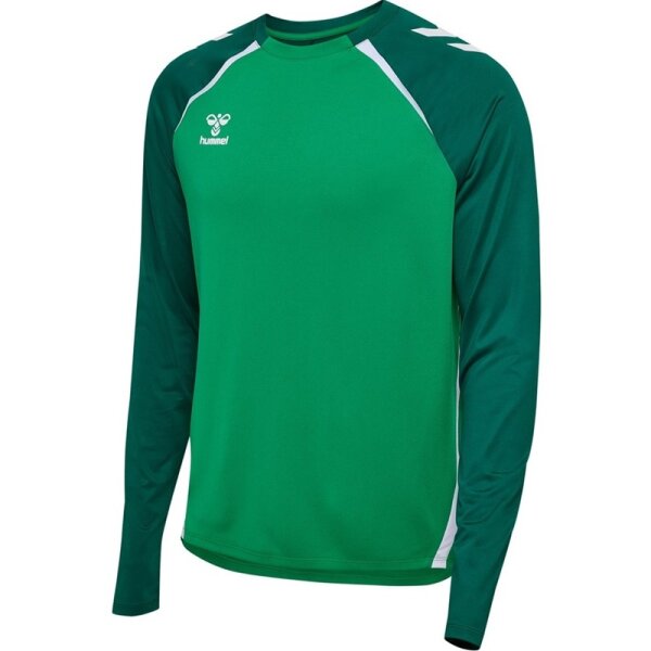 hummel Hmllead 2.0 Crew Sweat Herren - green/white - 2XL