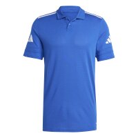 adidas Squadra 25 Cotton Poloshirt Herren - blau/weiß