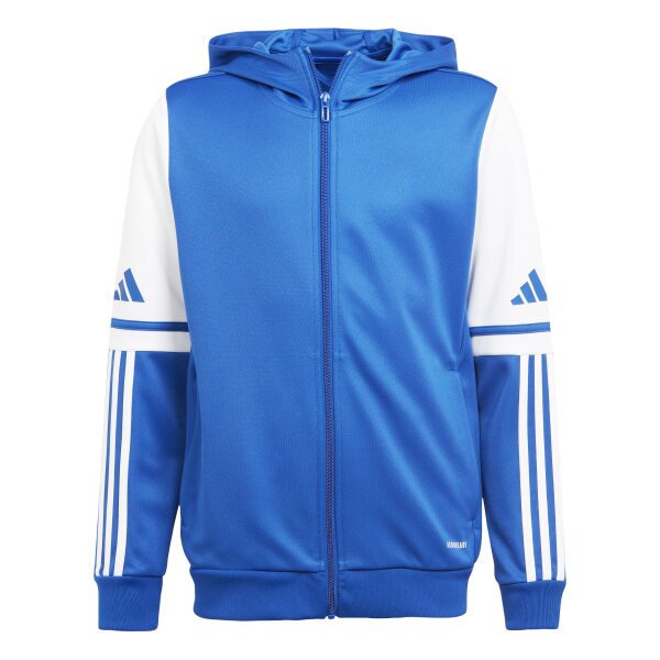 adidas Squadra 25 Full-Zip Hoodie Kinder - blau/weiß