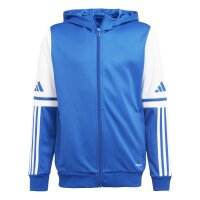 adidas Squadra 25 Full-Zip Hoodie Kinder - blau/weiß