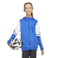 adidas Squadra 25 Full-Zip Hoodie Kinder - blau/weiß