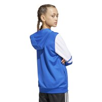 adidas Squadra 25 Full-Zip Hoodie Kinder - blau/weiß