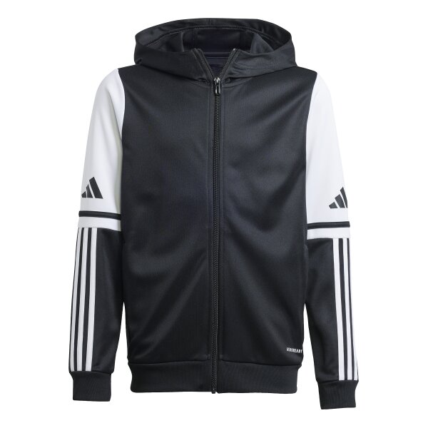 adidas Squadra 25 Full-Zip Hoodie Kinder - schwarz/weiß
