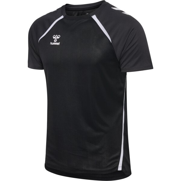 hummel Hmllead 2.0 Trikot S/S Herren - black/asphalt - S