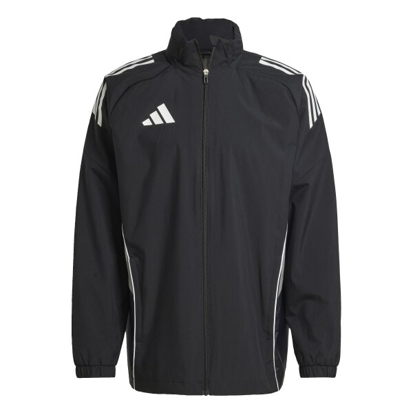 adidas Tiro 25 Competition Allwetterjacke Herren - schwarz/weiß -