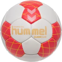 hummel hmlCLASSIC Elite Handball Unisex - weiß/rot/orange