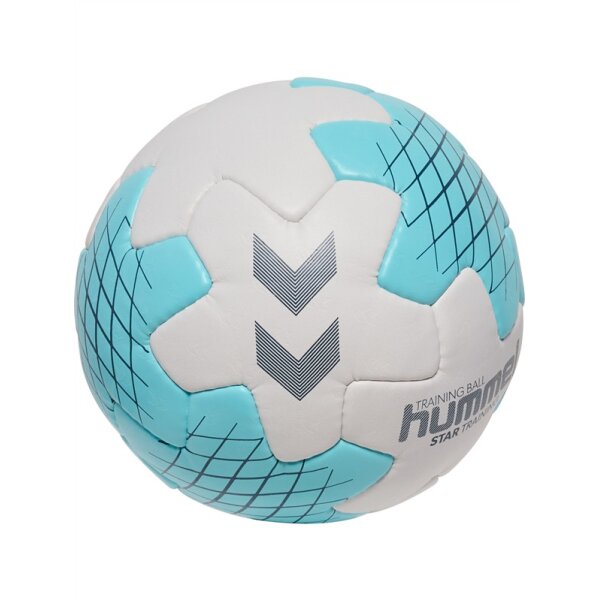 hummel Hmlstar Training Handball - off white/light blue/marine