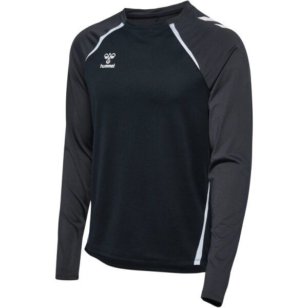 hummel Hmllead 2.0 Crew Sweat Herren - black/gray - S