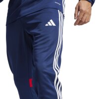 adidas Tiro 25 Essentials Trainingshose Herren - navy/weiß/rot