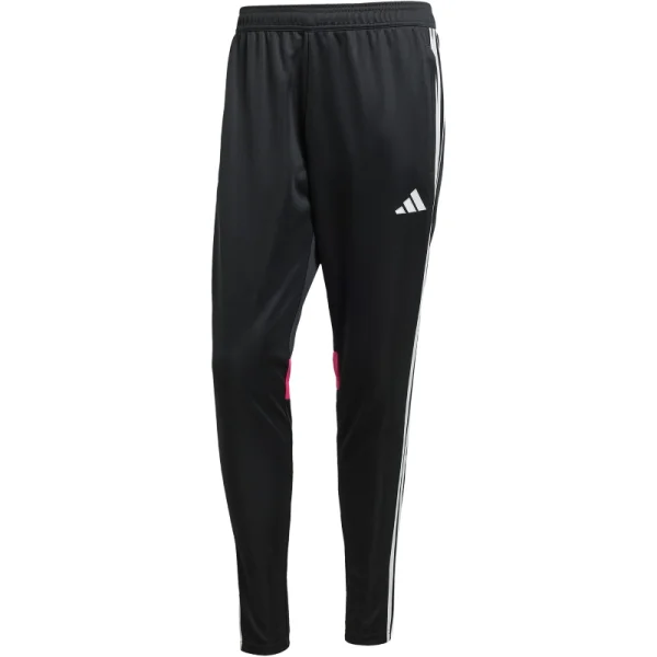 adidas Tiro 25 Essentials Trainingshose Slim Fit Herren - schwarz/weiß/pink