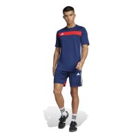 adidas Tiro 25 Essentials Shorts Herren - navy/weiß/rot
