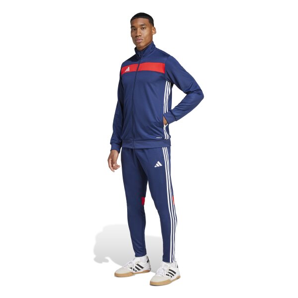 adidas Tiro 25 Essentials Trainingsanzug Herren - navy/weiß/rot