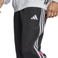 adidas Tiro 25 Essentials Woven Jogginghose Herren - schwarz/weiß/pink - L