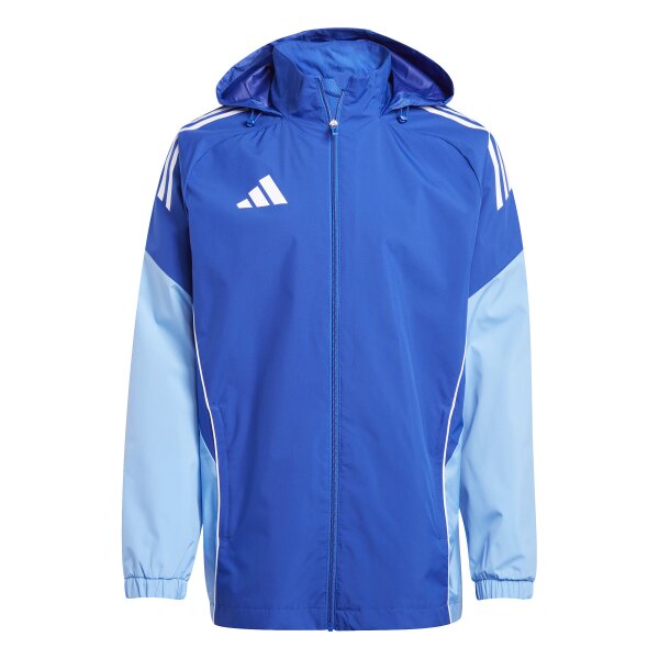 adidas Tiro 25 Competition Allwetterjacke Herren - blau/weiß - L