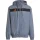 adidas Tiro 25 Essentials Woven Full-Zip Hoodie Herren - grau/schwarz/rot - XL