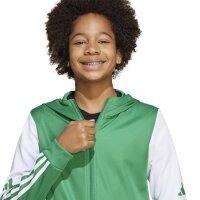 adidas Squadra 25 Full-Zip Hoodie Kinder - grün/weiß