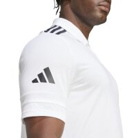 adidas Squadra 25 Poloshirt Herren - weiß/schwarz