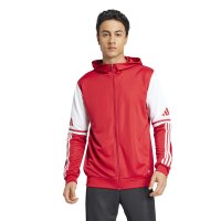 adidas Squadra 25 Full-Zip Hoodie Herren - rot/weiß