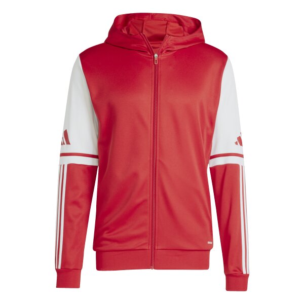 adidas Squadra 25 Full-Zip Hoodie Herren - rot/weiß - S