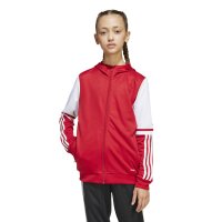 adidas Squadra 25 Full-Zip Hoodie Kinder - rot/weiß