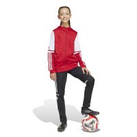 adidas Squadra 25 Full-Zip Hoodie Kinder - rot/weiß