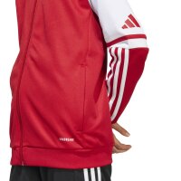 adidas Squadra 25 Full-Zip Hoodie Kinder - rot/weiß