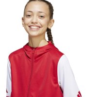 adidas Squadra 25 Full-Zip Hoodie Kinder - rot/weiß