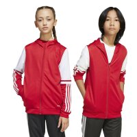 adidas Squadra 25 Full-Zip Hoodie Kinder - rot/weiß