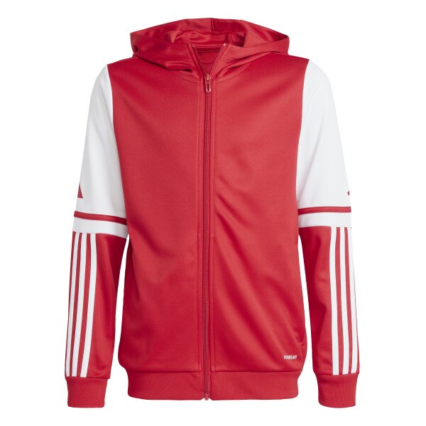 adidas Squadra 25 Full-Zip Hoodie Kinder - rot/weiß - 140