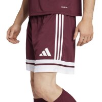 adidas Squadra 25 Shorts Herren - dunkelrot/weiß