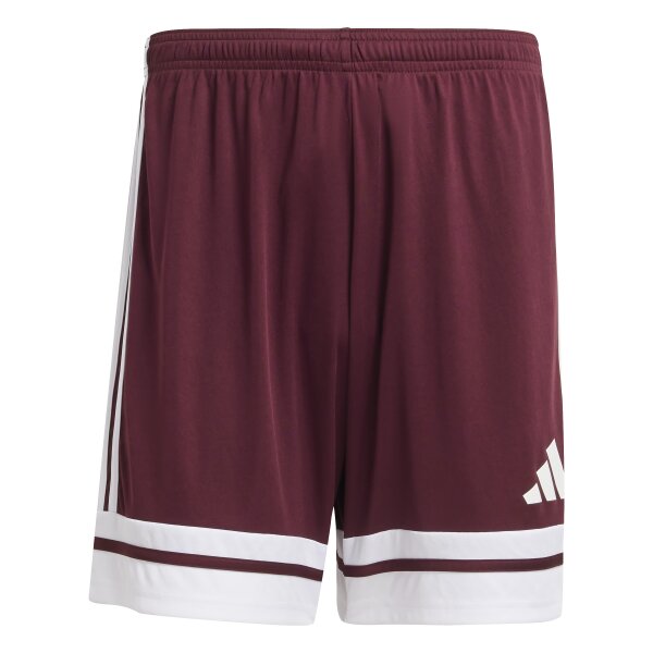 adidas Squadra 25 Shorts Herren - dunkelrot/weiß - S - Farbe: rot