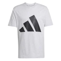 adidas Essentials Big Logo T-Shirt Herren - grau