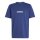 adidas Essentials Linear T-Shirt Herren - blau/weiß
