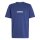 adidas Essentials Linear T-Shirt Herren - blau/weiß