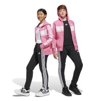 adidas Seasonal Essentials Tiberio 3-Streifen Fleece Trainingsanzug Kinder - pink/schwarz/weiß