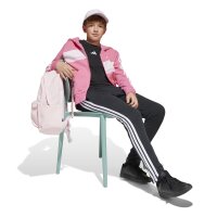 adidas Seasonal Essentials Tiberio 3-Streifen Fleece Trainingsanzug Kinder - pink/schwarz/weiß